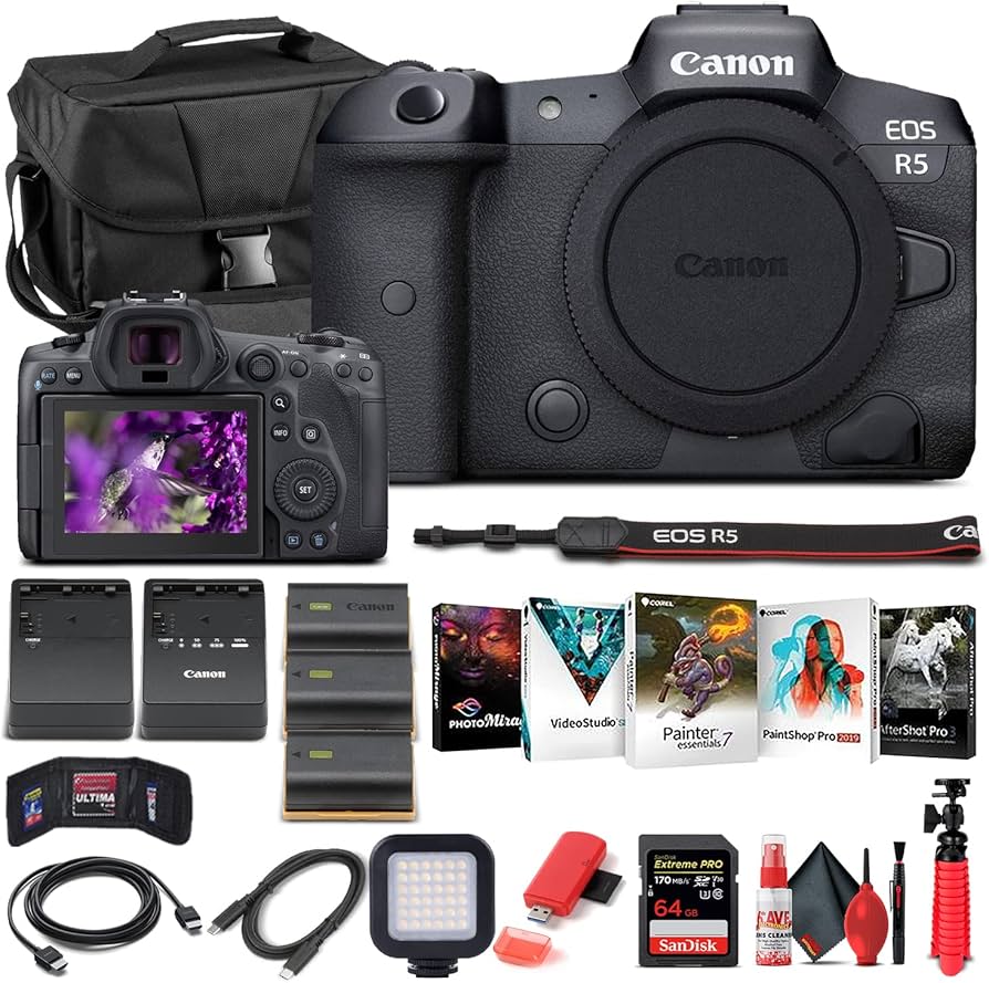 Amazon.com : Canon EOS R5 Mirrorless Digital Camera (Body Only