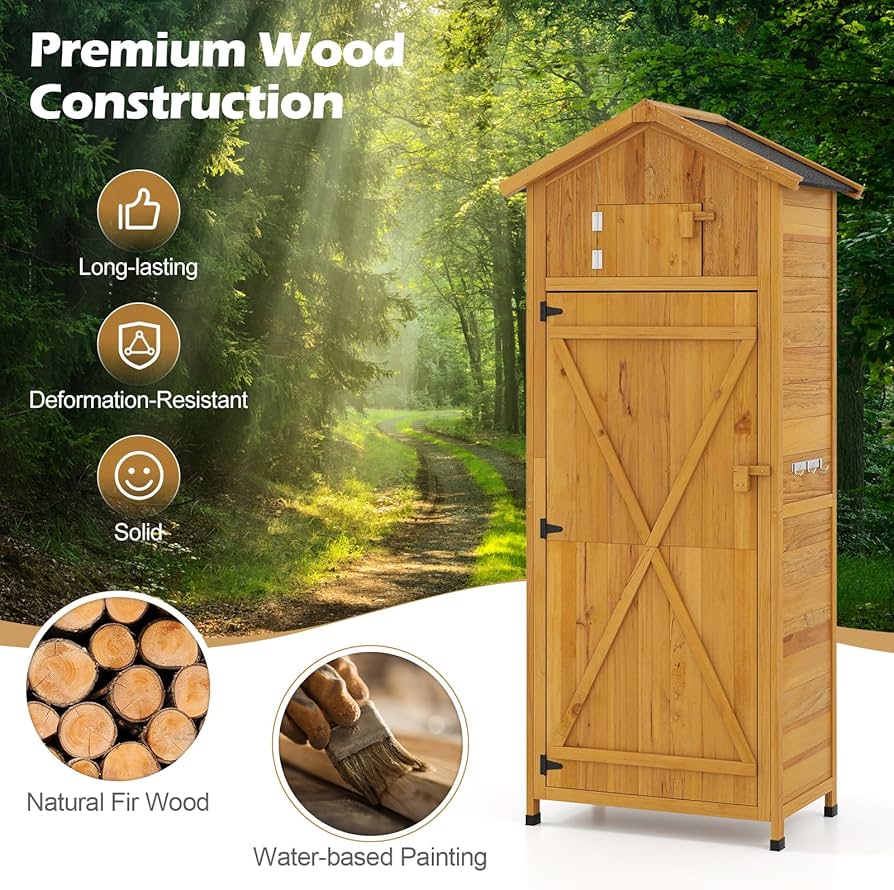 Amazon.com : Goplus All-in-One Storage Shed, 70