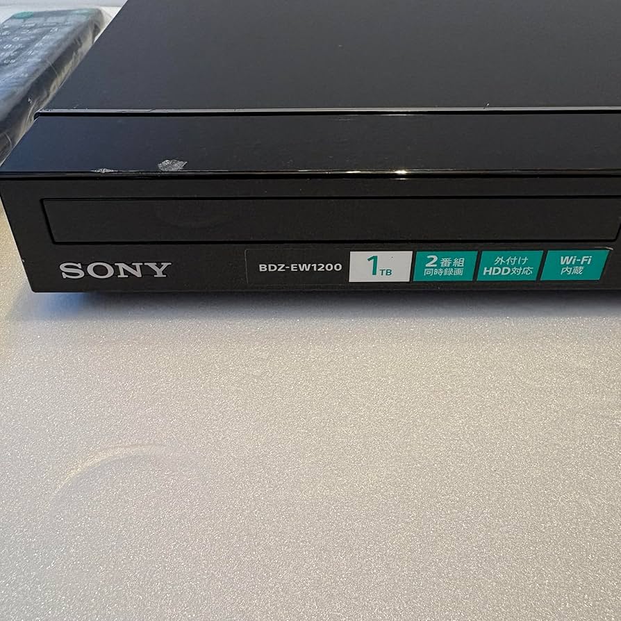 Amazon | SONY 1TB 2チューナー ブルーレイレコーダー BDZ-EW1200