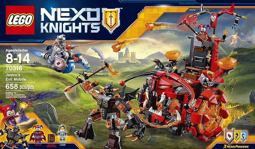 Amazon.com: LEGO Nexo Knights Jestro's Evil Mobile Kit (658 Piece