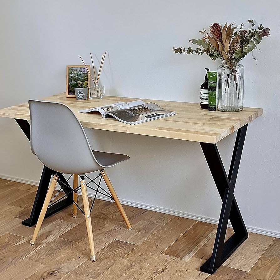 Amazon | 清水材木店 選べる デスク パイン材 W160×D60cm クリア色