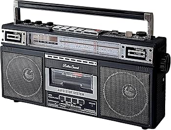 東芝 ラジオカセットリコーだ RT-57OF Rare Retro Toshiba RT-7057