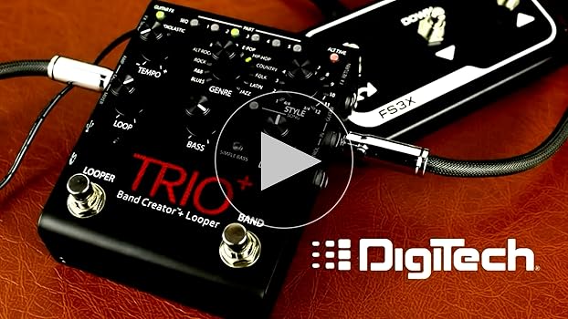Amazon.com: DigiTech Trio+ Band Creator and Looper Pedal Bundle