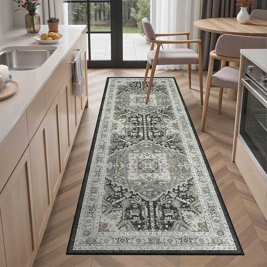 Amazon.com: Madane Washable Kitchen Runner Rug 2x6, Ultra-Thin Non