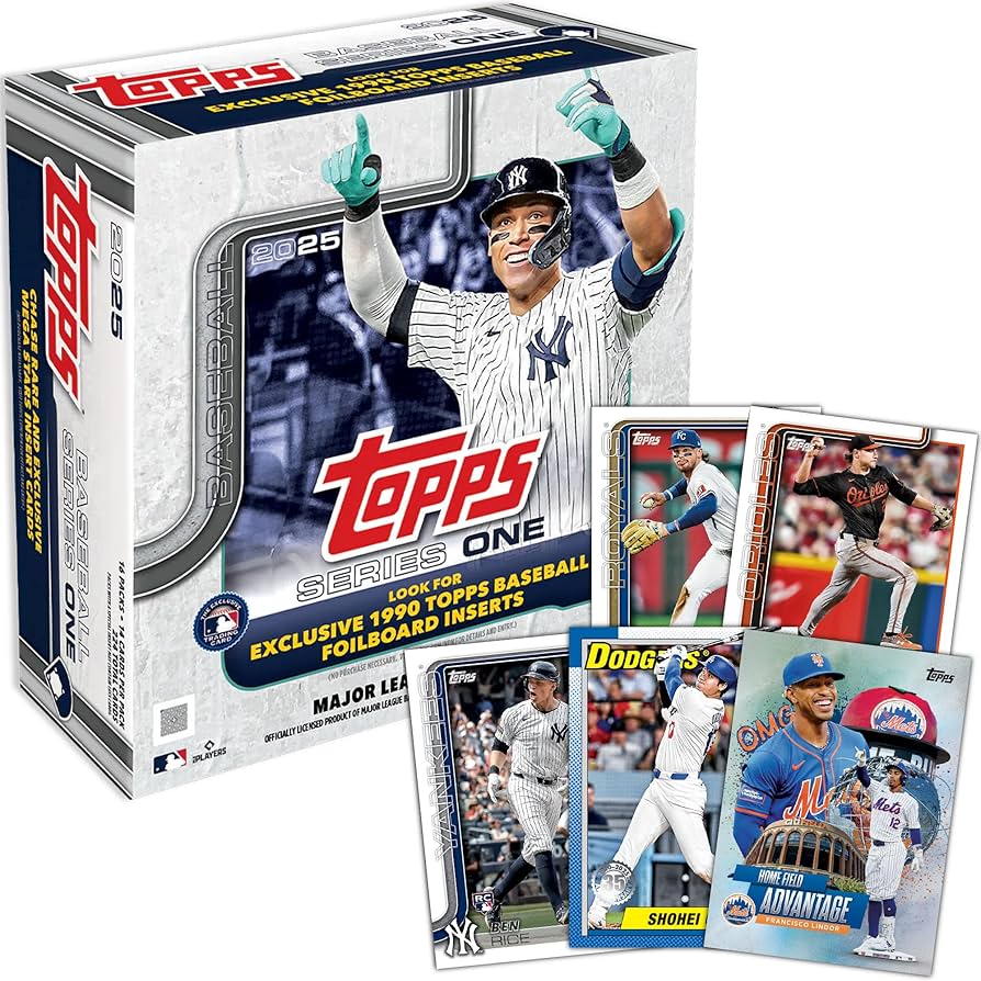 Amazon.co.jp: 2025 Topps Series 1 野球 - ファクトリーシール - メガ