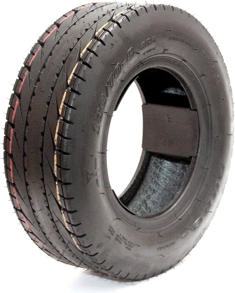 Amazon | 4サイクル ジャイロキャノピー用 リアタイヤ 130/70-8 42L