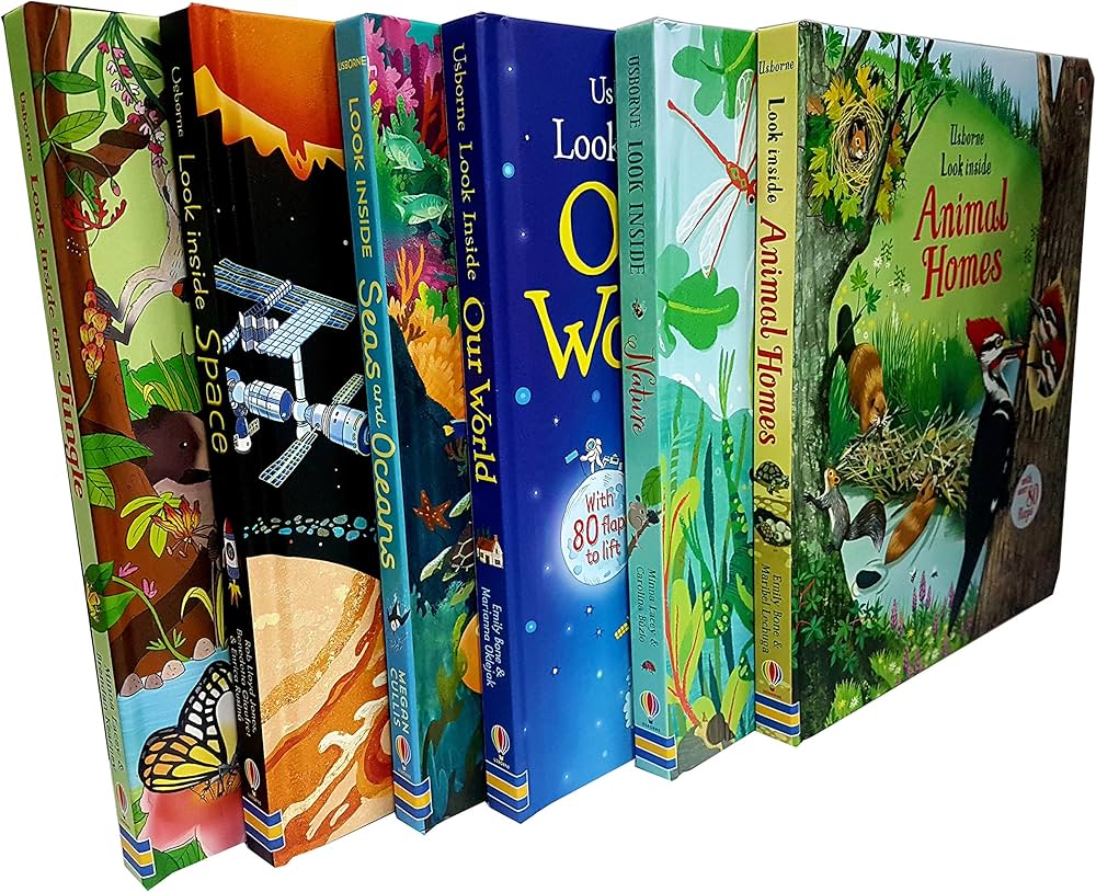 Usborne Look Inside Our world 6 Books Collection Pack Set ( Seas