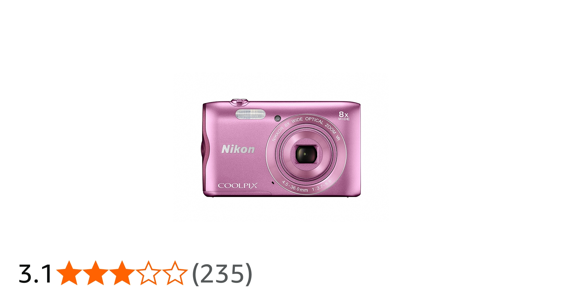 Amazon | Nikon デジタルカメラ COOLPIX A300 光学8倍ズーム 2005万