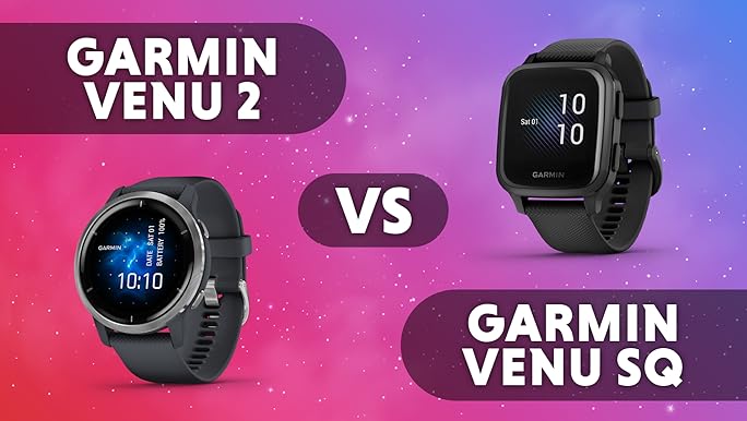 Amazon.com: Garmin Venu Sq Music, GPS Smartwatch with Bright