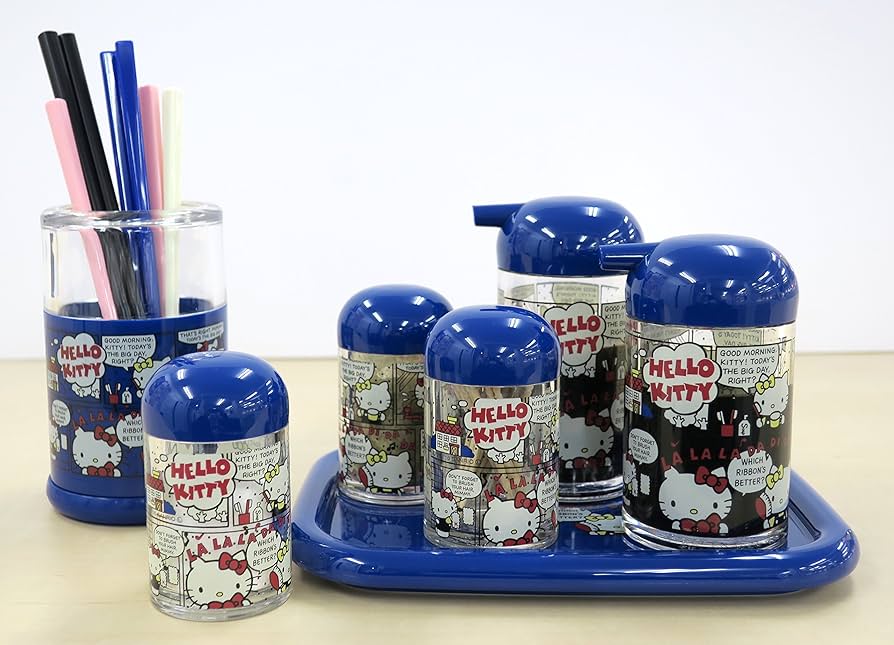 超希少✴︎ハローキティ 調味料入れ 小物ケース カオハナ 10点セット
