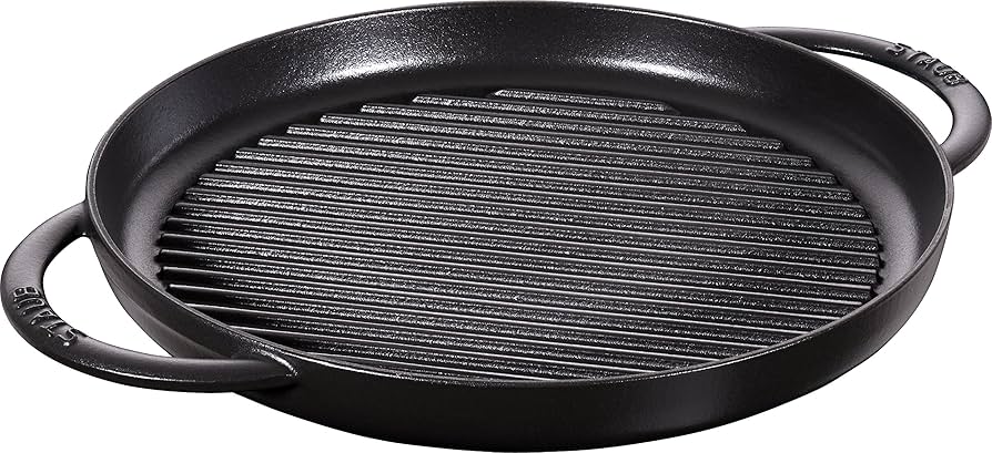 Amazon｜staub ストウブ 「 ピュアグリル ラウンド ブラック 30cm
