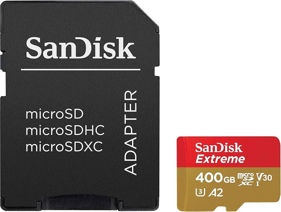 Amazon.com: SanDisk 400GB Extreme microSDXC UHS-I Memory Card with