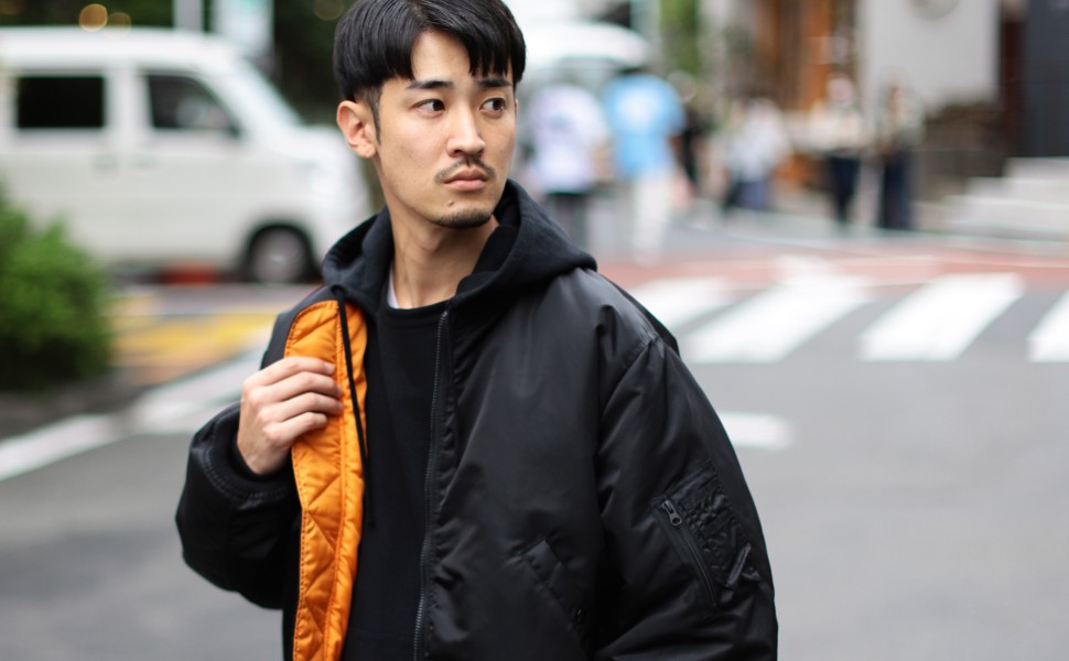 Amazon.co.jp: [ビームス] ブルゾン リラックスフィット MA-1 (撥水