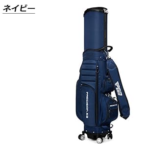 Amazon | ゴルフ 4輪キャスターブレーキ付きポータブルゴルフバッグ