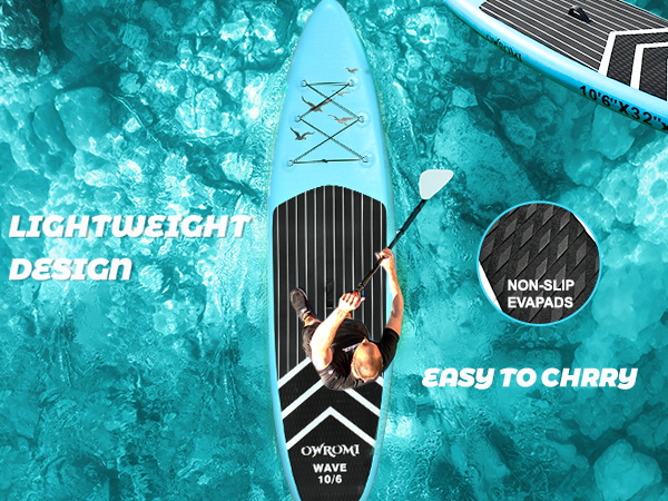 Amazon.com : SUP Inflatable Stand Up Paddle Board 10'6