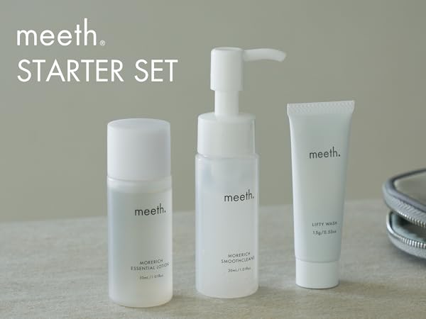 Amazon.co.jp: meeth（ミース）スターターセット〈クレンジング／洗顔