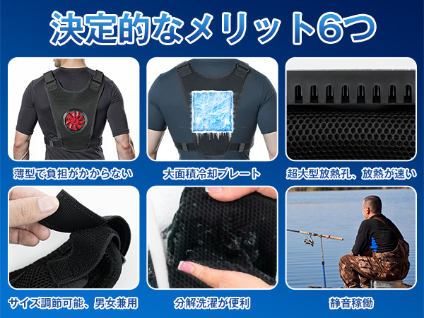 Amazon.co.jp: [Bulonchi] ペルチェ ベスト【2025超大冷却面・冷却