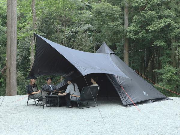 Amazon.co.jp: ヴァストランド VASTLAND ワンポールテント Mサイズ 4人