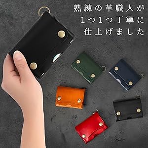 Amazon | トラッカーウォレット ショート 本革 三つ折り財布 栃木