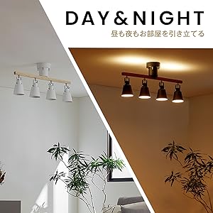 Amazon.co.jp : LOWYA ロウヤ シーリングライト 4灯 led スポット 天井