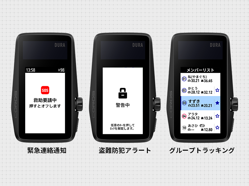 Amazon.co.jp: COROS（カロス）DURA サイクルコンピュータ GPS