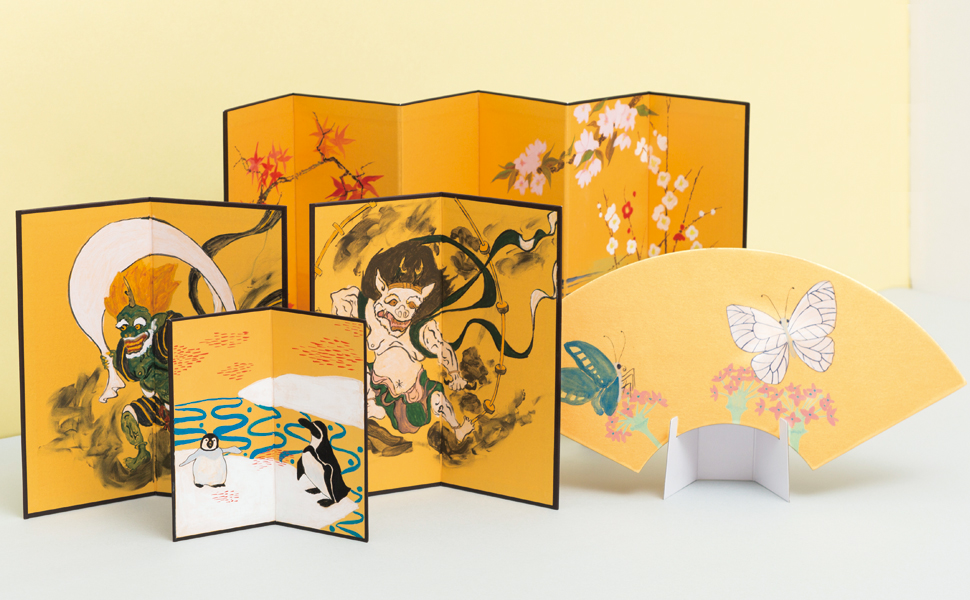 Amazon.co.jp: 金屏風づくり 二曲一双 : おもちゃ