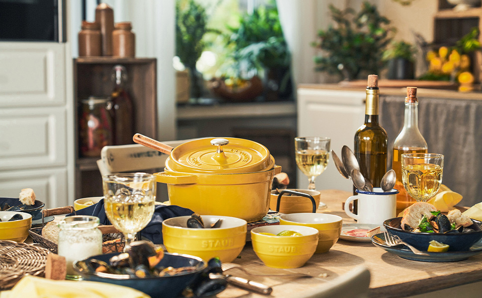 Amazon｜staub ストウブ 「 ミニ ピコ ココット ラウンド シトロン