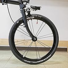 Amazon | BROMPTON 用 2-7速用 ホイールセット オールブラック リアg3