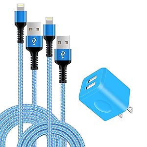 Amazon | iPhone 充電器 USB 充電器 2ポート ライトニングケーブル 2本