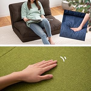 Amazon｜アイリスプラザ ソファーベッド マルチに使える3WAY 幅90cm 14