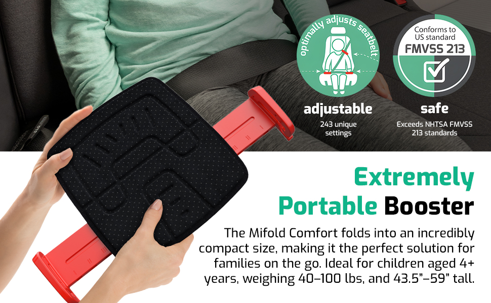 Amazon.com : New Mifold Comfort Grab-and-go Car Backless Booster