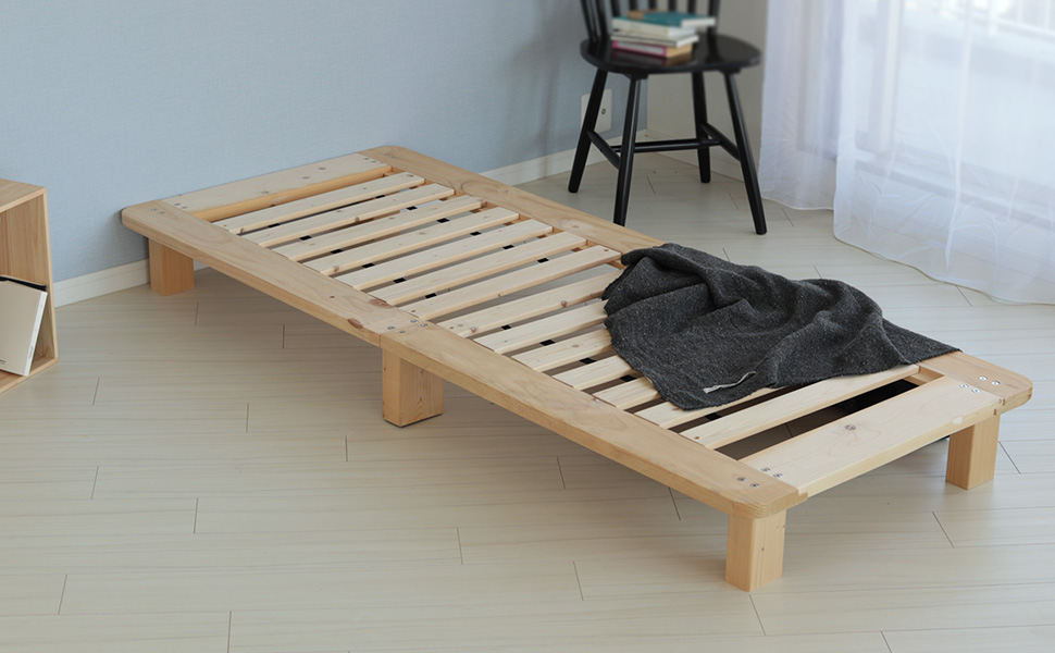 Amazon｜3244(ミツヨシ) すのこ ベッドフレーム セミシングル