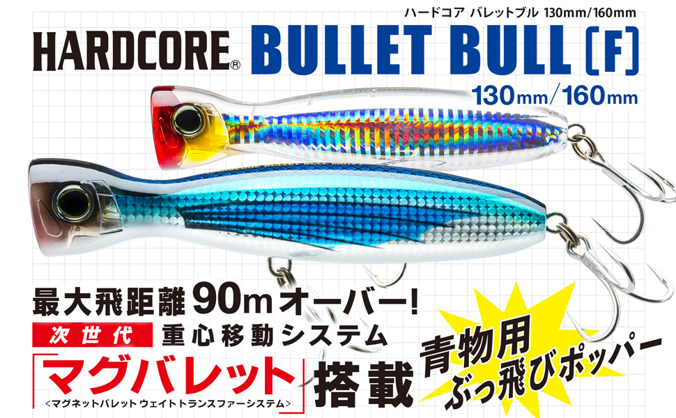 Amazon.co.jp: デュエル(DUEL) ハードコア バレットブル(F) 青物用