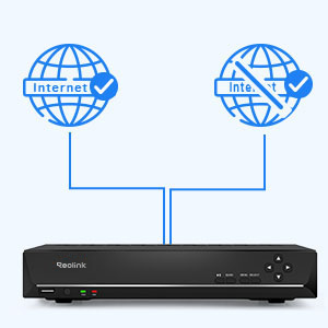 REOLINK 4K PoE NVR 8 canais PoE NVR, disco rígido pré-instalado de