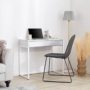 Amazon.co.jp: LOWYA ロウヤ デスク 引き出し 大理石柄 コンパクト