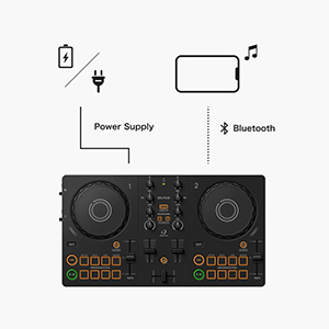 Amazon.com: Pioneer DJ AlphaTheta DDJ-FLX2 精巧型雙通道DJ 控制器: 樂器