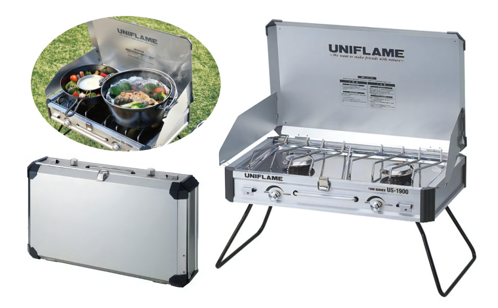 Amazon | ユニフレーム US-1900 ツインバーナー＆収納ケース