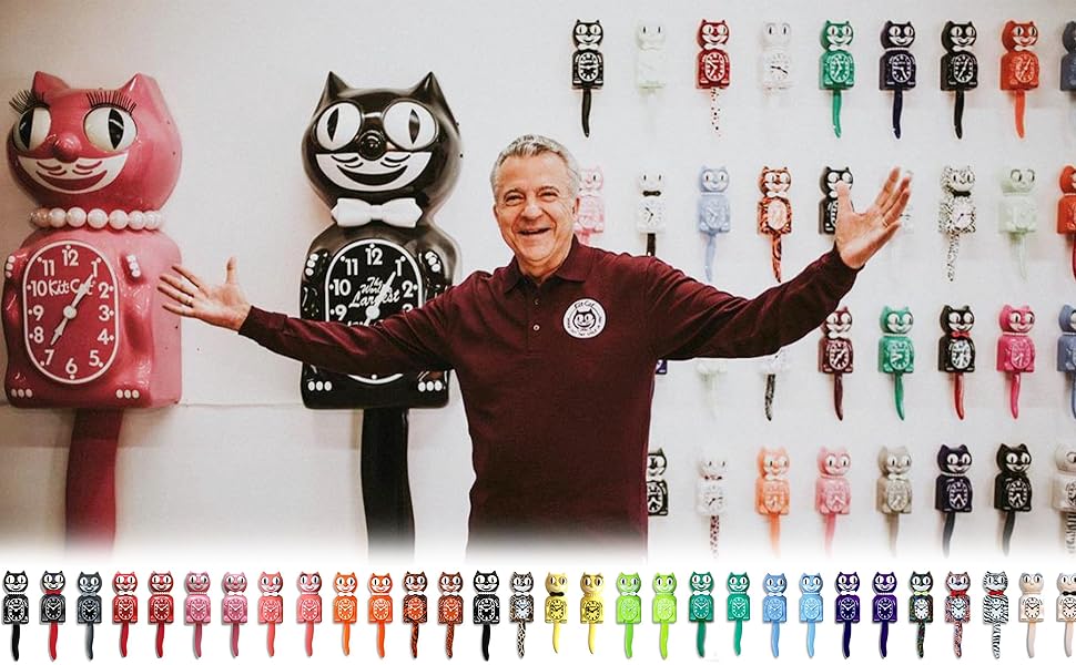 Amazon.com: Kit-Cat Clock Limited Edition Classic Black Lady - Cat