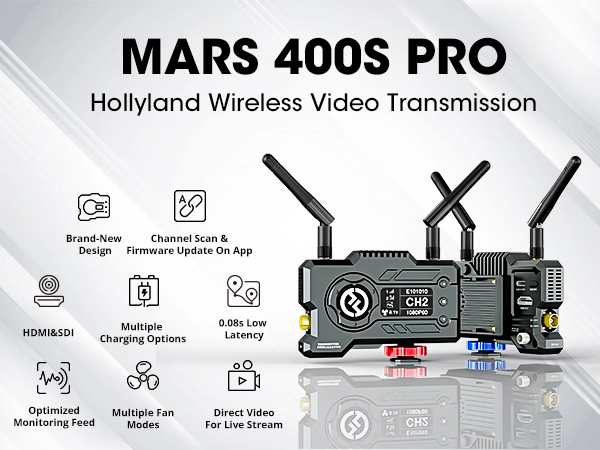 Amazon.com: Hollyland Mars 400S PRO Wireless Video Transmission