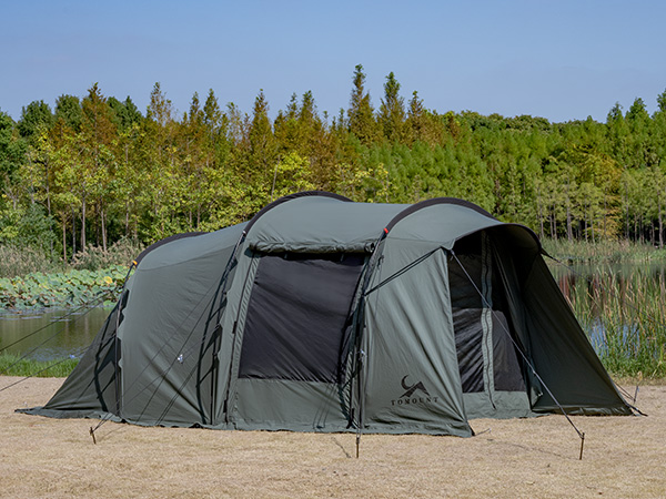 Amazon.co.jp: 【在庫一掃】TCトンネルテント 2ルーム コンパクト