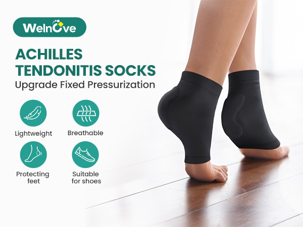 Amazon.com: Achilles Tendonitis Heel Protector Socks - (FSA&HSA