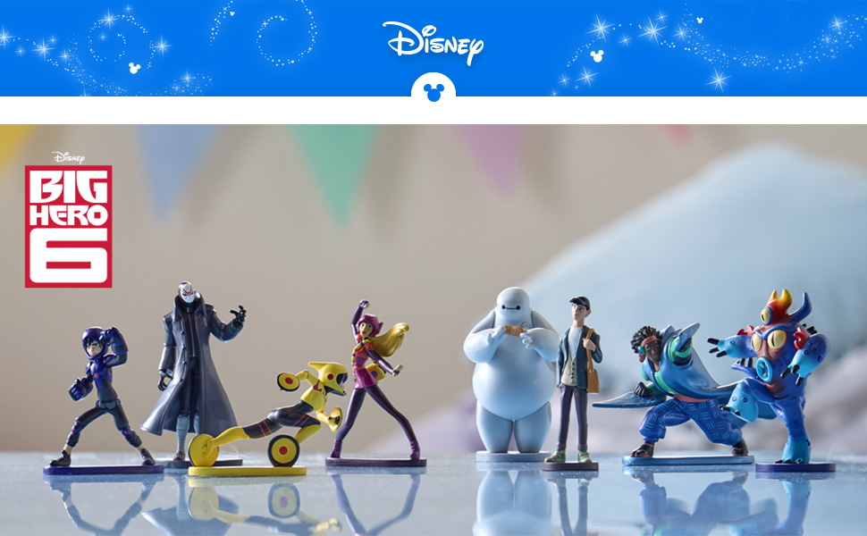 Amazon.com: Disney Store Official Big Hero 6 Figure Set - 8 Fully
