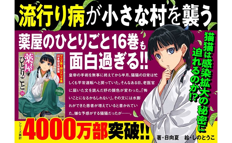 薬屋のひとりごと 16 アニメ第1期シナリオ集付き限定特装版 (ヒーロー