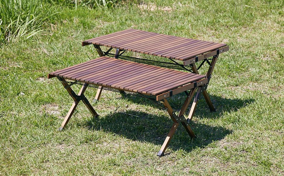 Amazon | WAQ Folding Wood Table フォールディングウッドテーブル WAQ