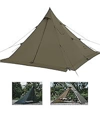 Amazon.co.jp: Naturehike Ranch fire ワンポールテント 新型難燃性