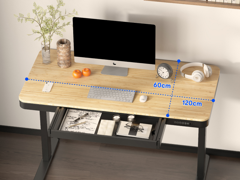 Amazon.co.jp: FLEXISPOT 昇降デスク 引き出し付き スタンディング