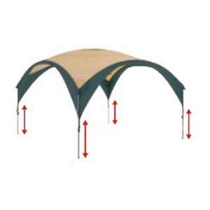 Amazon | Coleman(コールマン) シェード パーティーシェードDX 360