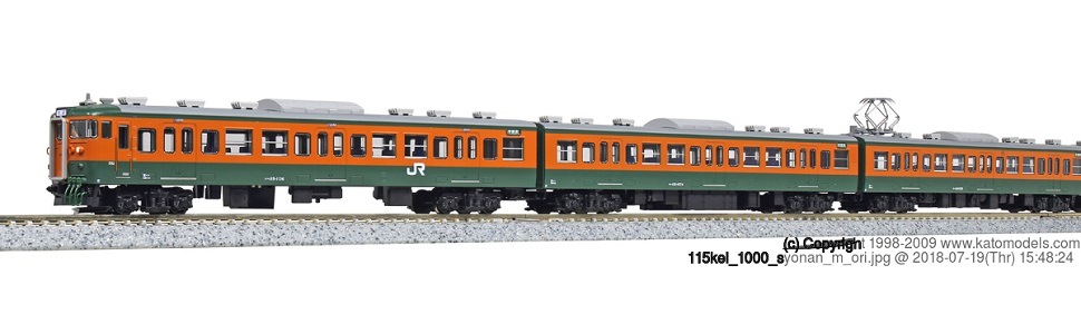 Amazon | KATO Nゲージ 115系1000番台 湘南色 JR仕様 4両増結セット 10