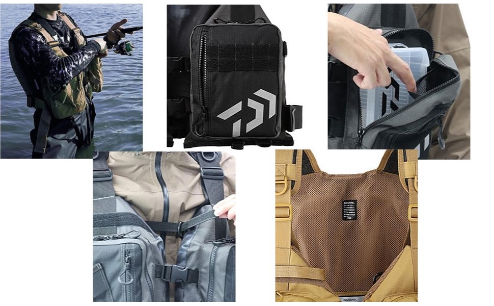 Amazon | ダイワ(DAIWA) ライトフロートゲームベスト ブラック フリー