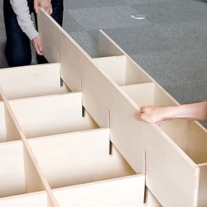 Amazon｜アンダーカウンター本棚 縦2コマ×横5コマ/ Shelfシリーズ